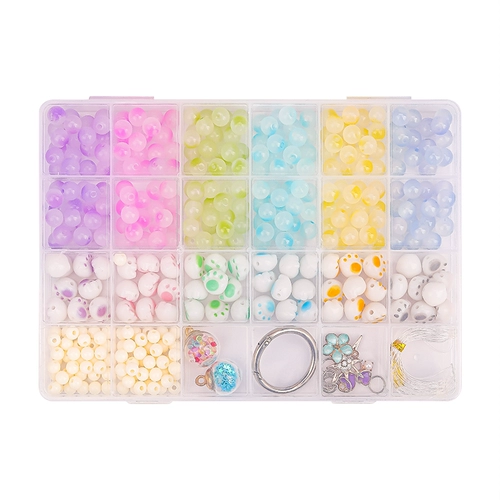 Детский браслет из бисера ручной работы, набор материалов, сумка через плечо, интеллектуальная игрушка, бусины, «сделай сам»