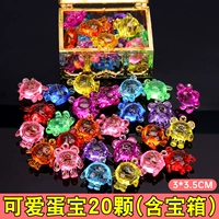 20 милых сокровищ яиц + сундук с золотыми сокровищами