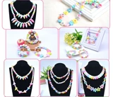 Детский браслет из бисера, игрушка, набор материалов ручной работы, сумка через плечо, бусины, ожерелье для принцессы, поделки ручной работы