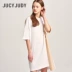 Jucy Judy2019 mùa xuân và mùa hè của phụ nữ mới váy cotton trắng cỡ lớn váy dài JTOP321D - Váy dài