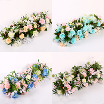 New Senteo Ttai Road Leading Floral Floral Platoon Scene Decoration Arrangement Wedding Wedding Wedding Simulation Floral Decoration Furnishing
