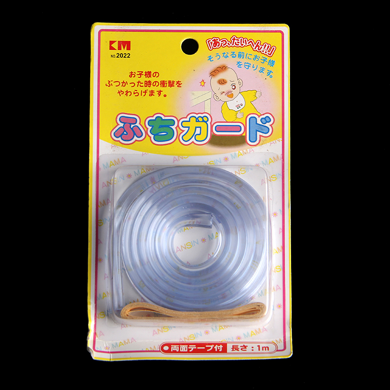 Japan KM 2022 transparent table edge anti-crash cushion (length 1 m) with 3M double-sided adhesive