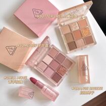 3CE#BUTTER CREAM yellow oil palm orange in the most9 colour eye shadow disc some def acrylic