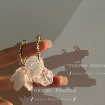 Retro sweet petals earrings Fairy Temperament Unique Texture Port Taste 925 silver Needle 2021 New gentle flowers to be slim