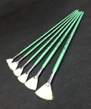 Кисть, акварель, мелки, гуашь, комплект, 6 шт