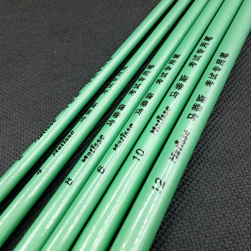 Кисть, акварель, мелки, гуашь, комплект, 6 шт