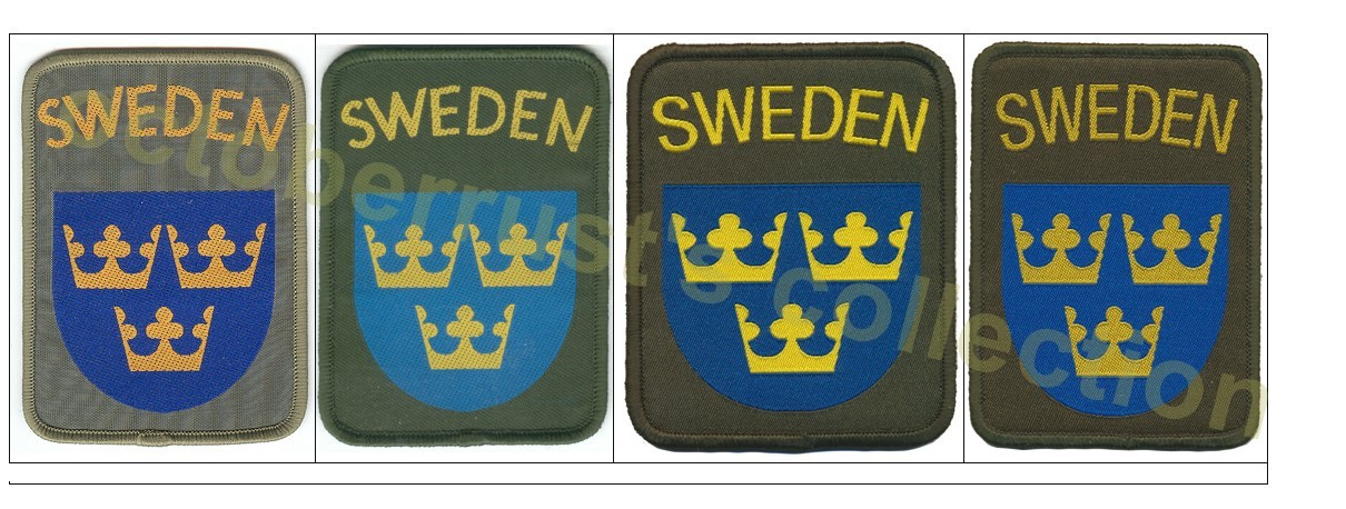 Sweden's new army M90 camouflage standard velcro version woven label embroidery armband a variety of