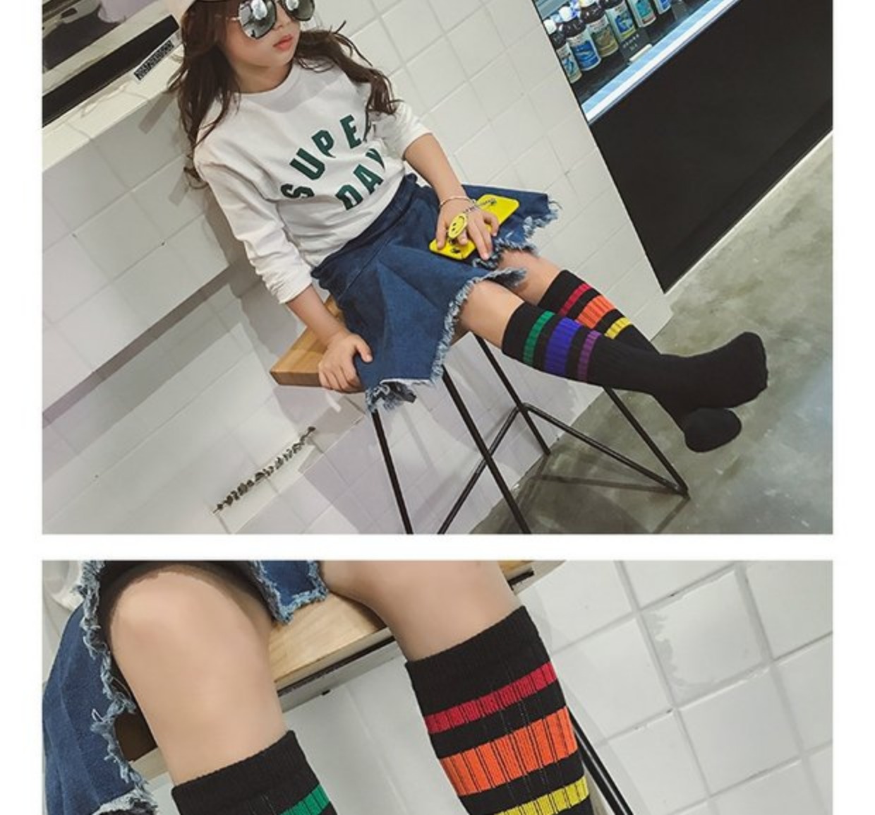 Trẻ em vớ cotton bé trai vớ trẻ em sàn cotton bé gái vớ trong 1-3-5-7-9 tuổi quần vớ