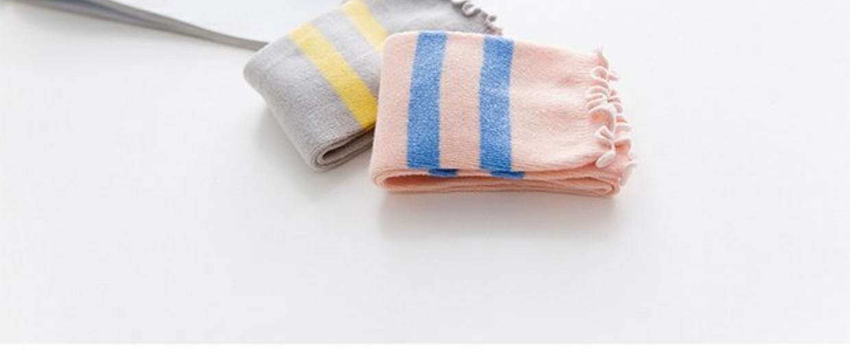 Bít tất trẻ em Vớ cotton cao cho bé sơ sinh Vớ dài cho nam và nữ Vớ bé 0-3-6-12 tháng quần tất giả bốt cho bé gái