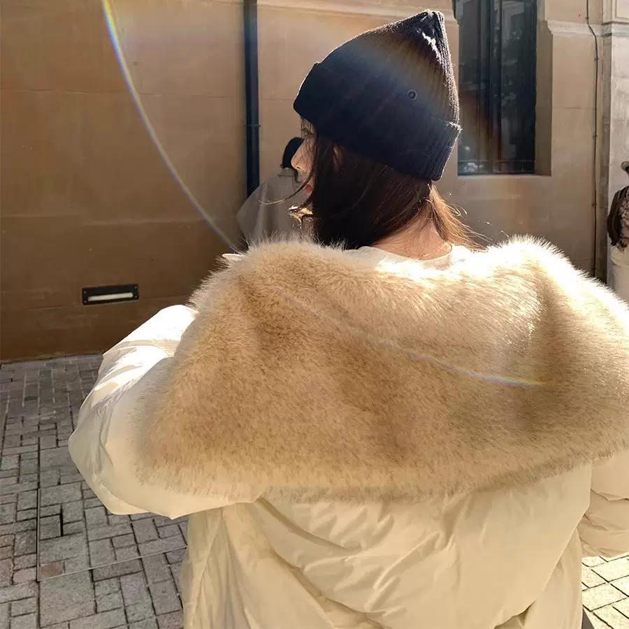 Полупальто из утепленного Velvet белого цвета с утиной тессой, для подростков, увеличенная толщина