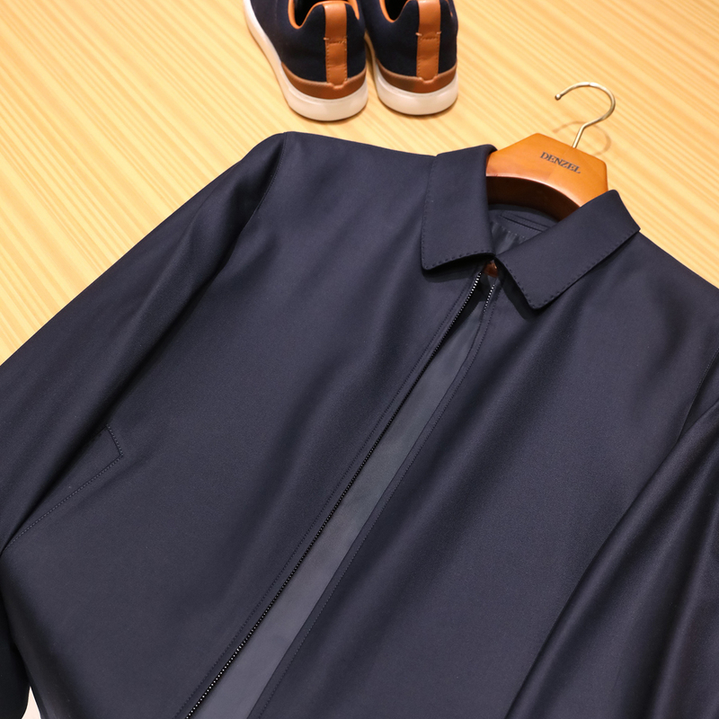 【250206017】Silent Card Super200S Wool Lapel Jacket Executive Coat for Men