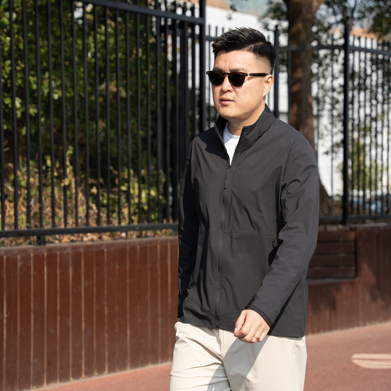 【250111023】Subtle and Sharp, Lightweight and Unbranded Functional Commuter Jacket for Men, Multi-Scenario Business Jacket