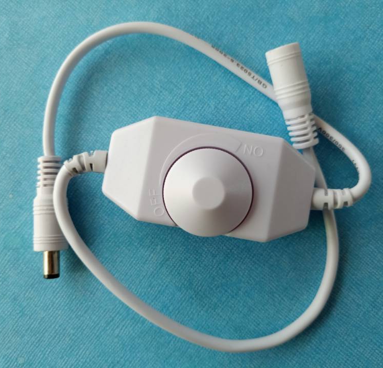 12V24V Line dimmer 6A current LED lamp with manual knob switch without polar adjustment dimmer