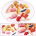 Quà tặng năm mới Đồ chơi nhà bếp bằng gỗ Trẻ em Mô phỏng Nhà Đồ chơi Nhà bếp Đồ gỗ Hải sản Dao kéo