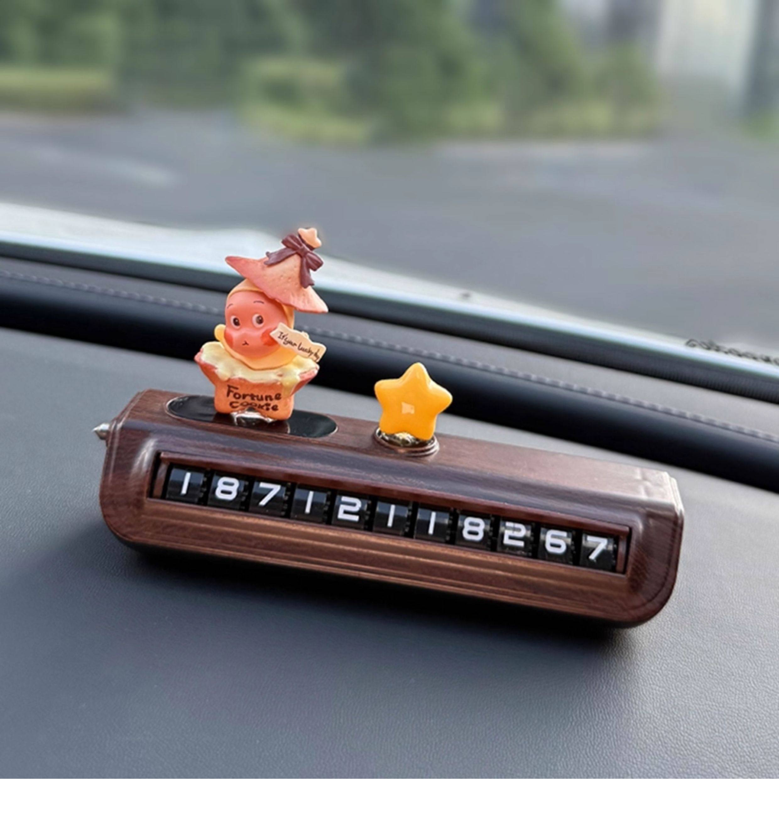 Creative and Cute Parking Number Plate, Temporary Parking Phone Number for Moving the Car, Car Decoration, Phone Number for Moving the Car