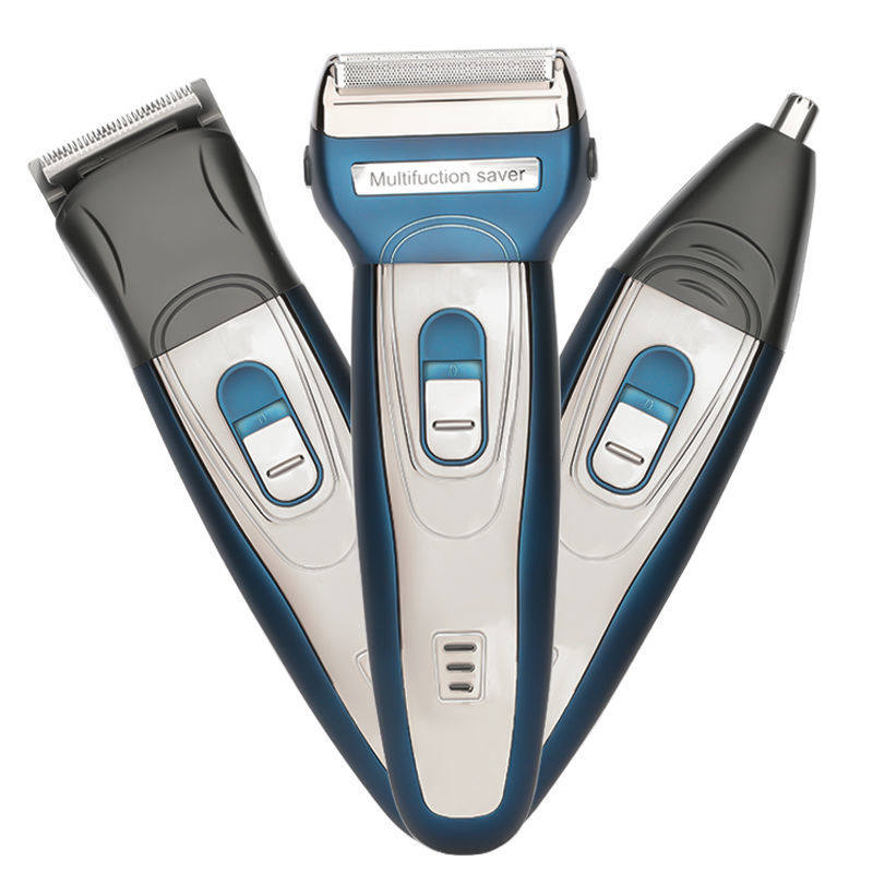 German triple-function razor electric charging shaved electric charging shaved shaved knife man's polished electric push shear