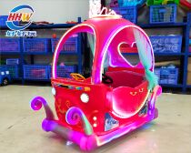 Square Pleasure Children Electric Bottle car to play well Princess Playboy Network Red Pumpkin Cart Pass Body Shine with ceiling double