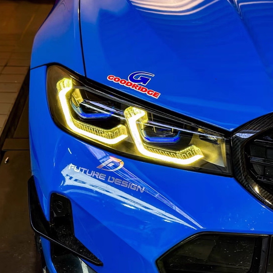 Idx Bmw 23-25 New 3 Series Modified to M3 with Four Near-Beam and Eight Far-Beam Spoon-Shaped Headlights Idx Bmw 23-25 New 3 Series Modified to M3 with Four Near-Beam and Eight Far-Beam Spoon-Shaped Headlights
