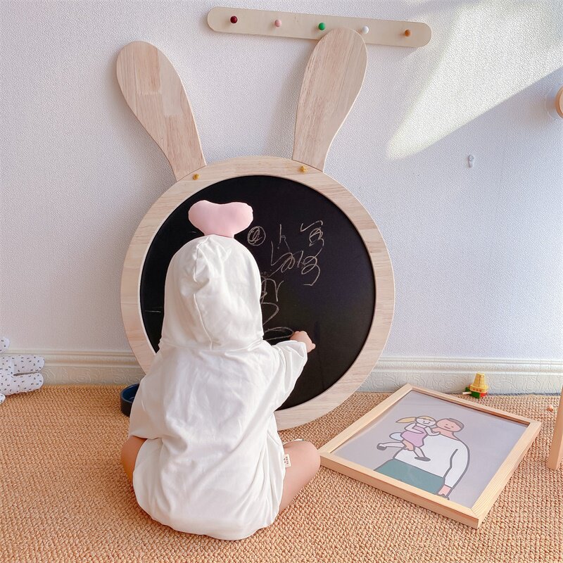 ins Custom children's drawing board Room creative animal shape small blackboard Kindergarten baby puzzle doodle board