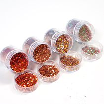 Color gradient flash powder collection diy crystal gel phone case filling Aurora powder suspension powder does not sink the bottom