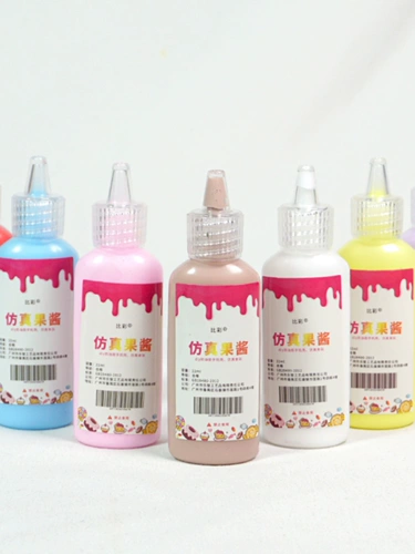 比彩 Реалистичная кремовая игра с едой, чехол для телефона, набор материалов, «сделай сам»