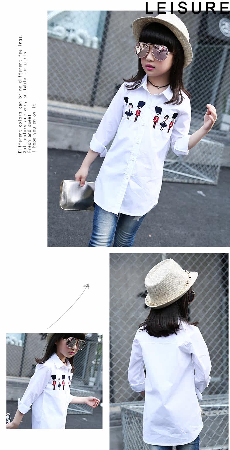 Chemise fille à manche longue - Ref 2086137 Image 20