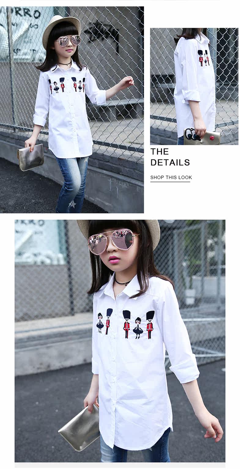 Chemise fille à manche longue - Ref 2086137 Image 19