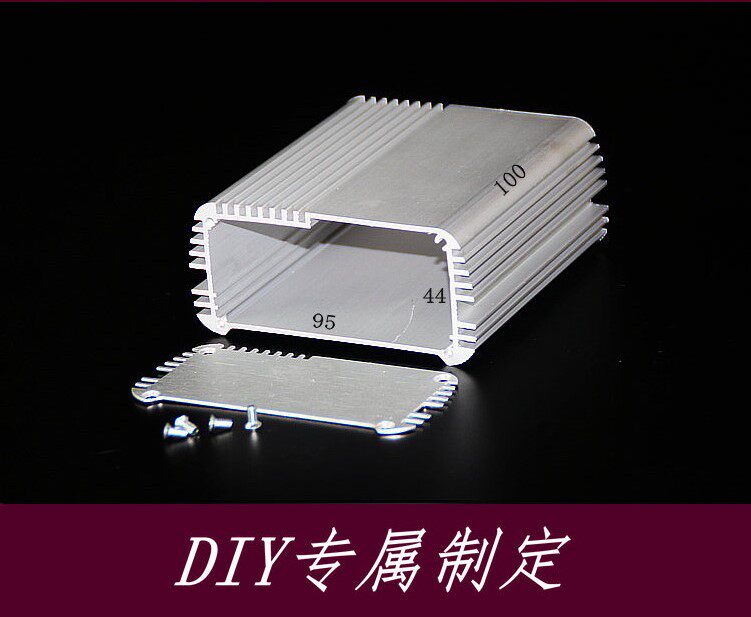 Aluminium alloy housing aluminium extrusion material housing aluminium case aluminium shell housing action power meter shell 95 * 44