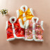 Nam và nữ trẻ em Năm mới Tang vest vest bé đỏ vest show váy bé giả thỏ lông cổ áo vest cha-con áo len ba lỗ cho bé Áo ghi lê