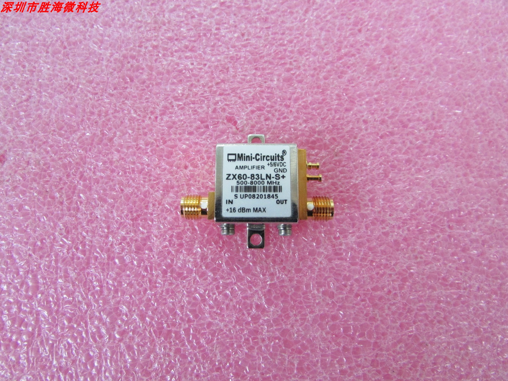 Mini ZX60-83LN-S 0 5-8GHz 22dB 22dB SMA Radio Frequency Microwave low noise amplifier