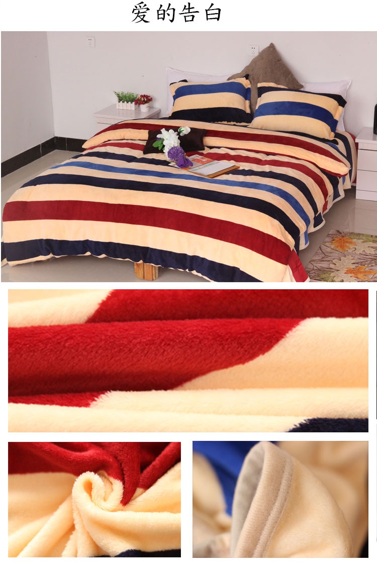 Khăn trải giường đơn mảnh san hô nhung ngắn sang trọng dày sinh viên 1,5m hai mặt chăn sang trọng flannel tấm 1,8m ga giường màu xám