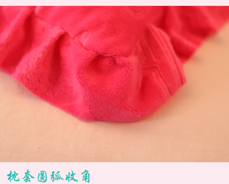 3-6 bộ nam và nữ gối trẻ em gối với gối 30x50 bé con dễ thương san hô nhung gối - Gối goi cao su