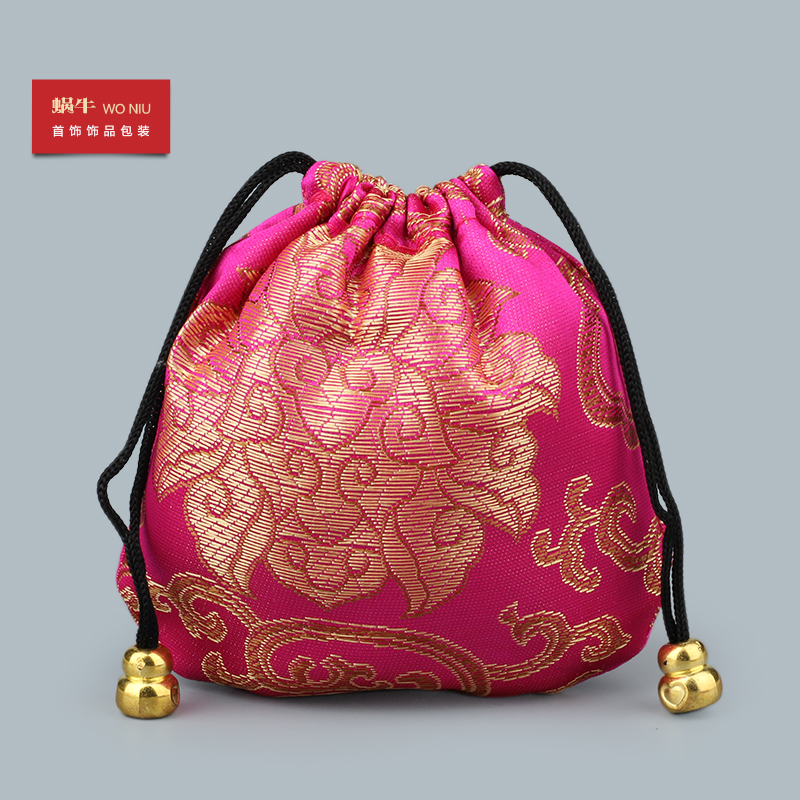 Jewelry Bag Gift Cashier Bag Silk Cloth Bag Gin Bag Accessories Bag Packing with End Afternoon Incense Bag Empty bag