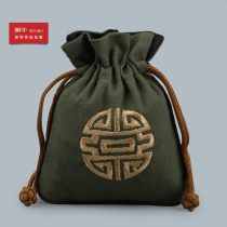 Small linen cloth Wen play bag small jewelry bag beestick bag bracelet bag gift storage bag bag bag