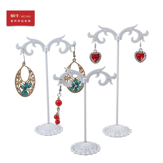 Wrought iron earrings jewelry display stand creative earrings earrings storage hangers jewelry display props small ornaments