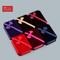 Bowknot star anise cloth box multi-color large drop box jewelry box gift box box jewelry box accessories chain box