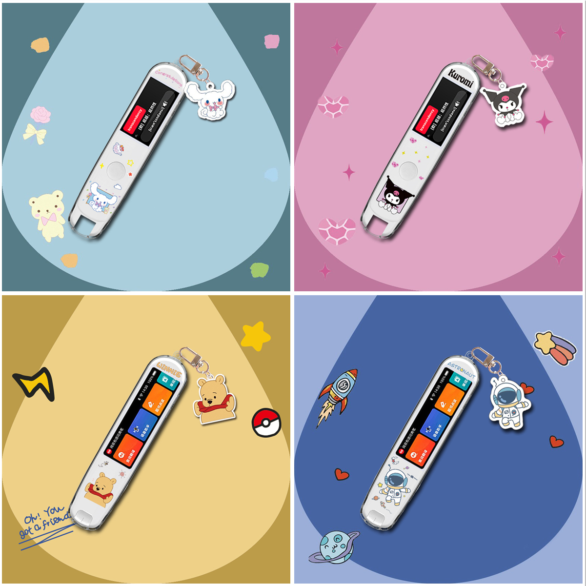 Cartoon Creativity Apply Internet Easy to have a dictionary pen X5 protective sheath 2 0 Translational pen transparent cover 3 0 protective shell Soft-Taobao