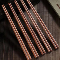 Commercial iron wood hotel hot pot shop special chicken wing wood chopsticks Household paint-free wax-free solid wood 30 32 cm