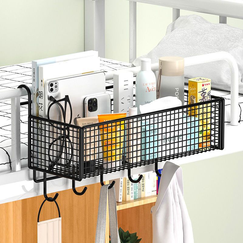 Bed-side hanging basket dorm to college artificial bedhead shelf college bedroom hanging on the shelf