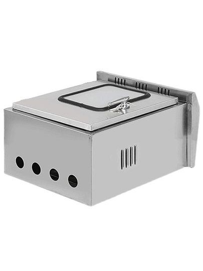 Двухдверный распределительный шкаф из нержавеющей стали 304, уличный, водонепроницаемый, для электротехнических работ, 201, для систем мониторинга, приборный шкаф