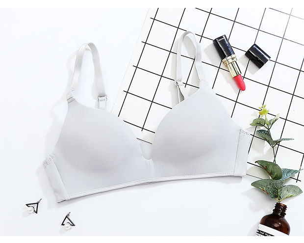 Áo ngực tập hợp ngực nhỏ gợi cảm không có vòng thép trên đồ lót mịn màng không có dấu vết cúp lót đồ lót nữ mỏng T293 áo ko đệm