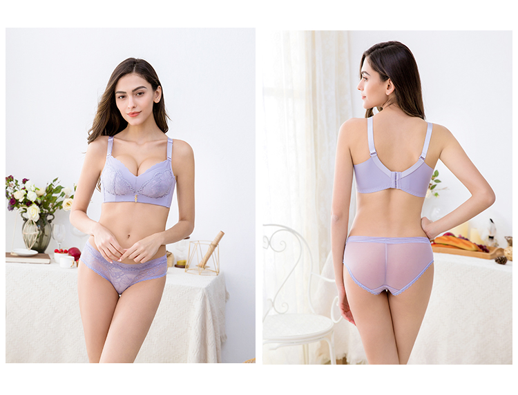 Không có vòng thép tập hợp áo ngực nhỏ ngực gợi cảm trên nhận sữa điều chỉnh áo ngực cô gái đồ lót dày T328 noi y cao cap