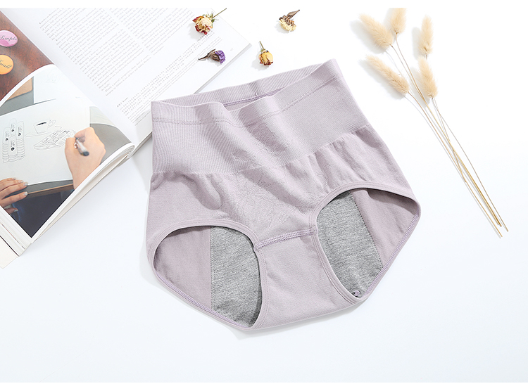 Mềm mại và đơn giản eo cao bụng nữ tóm tắt nữ Dì kinh nguyệt chống rò rỉ đêm đồ lót sinh lý 868 quần sịp doremon