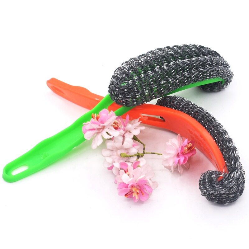 Brush Pot Dishwashing Brush Plastic Handle Pan Brushed Wire Brush Cleaning Brush Kitchen Brush RMBone Shop RMBtwo Shop Stalls Wholesale