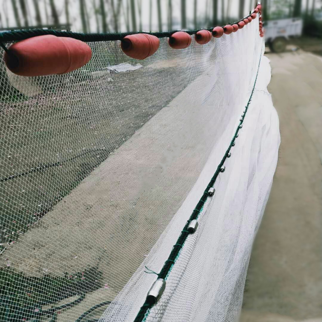 Set to make nylon dragnet clear pond nets fish nets fish pond lagoon fishing nets pull nets pull nets to lafish dragnet fishing nets