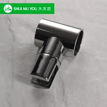 Quality Water Body Wash 304 stainless steel shower room flat door tie bar accessories Glass Bathroom Glass Door Screen