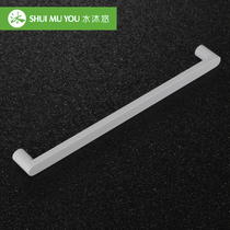 High-end 304 stainless steel dishwasher shower room handle bathroom glass doorknob booked as a hole in white