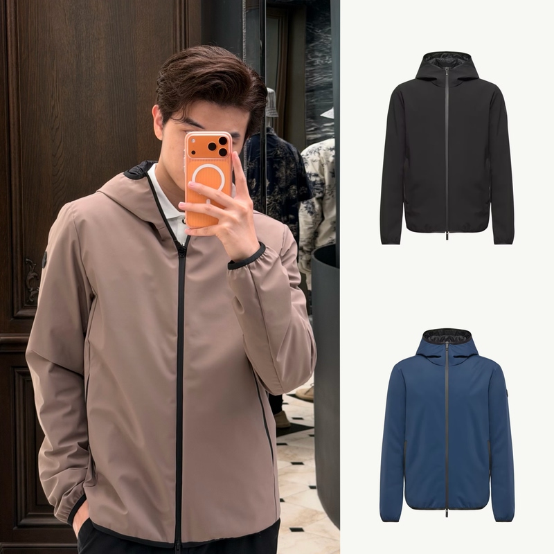 Xiaopang Genuine Moncler 26Fw Men's Ciampolin Black Label Hooded down Jacket