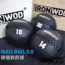 BENCHENG pound value wall ball fitness medicine ball soft solid ball wallball gravity ball lb private teaching explosive training