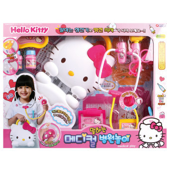 In-Stock Hello Kitty Realistic Doctor and Nurse Role-Play Toy with Talking Stethoscope In-Stock Hello Kitty Realistic Doctor and Nurse Role-Play Toy with Talking Stethoscope